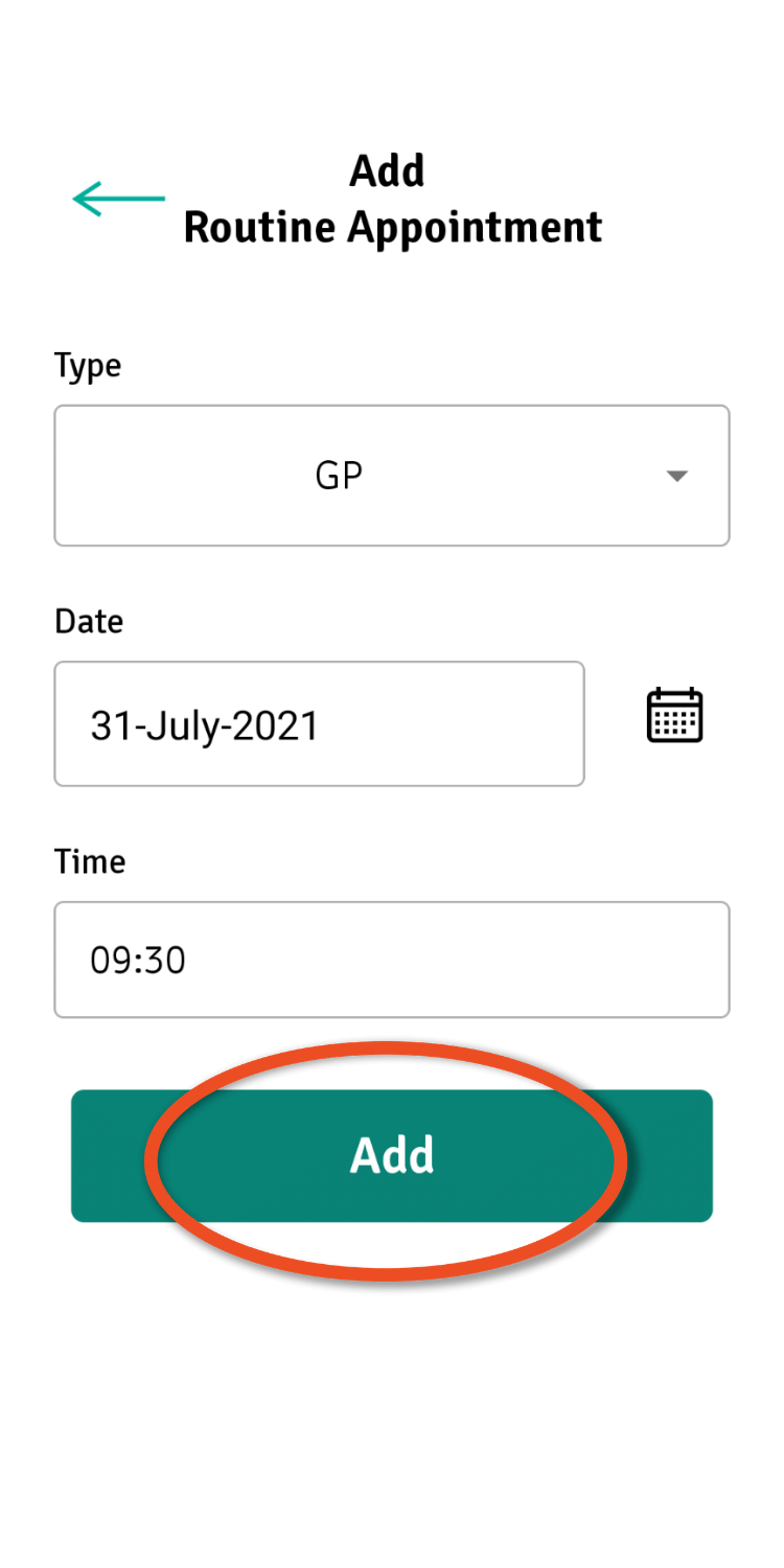Android add an appointment 8