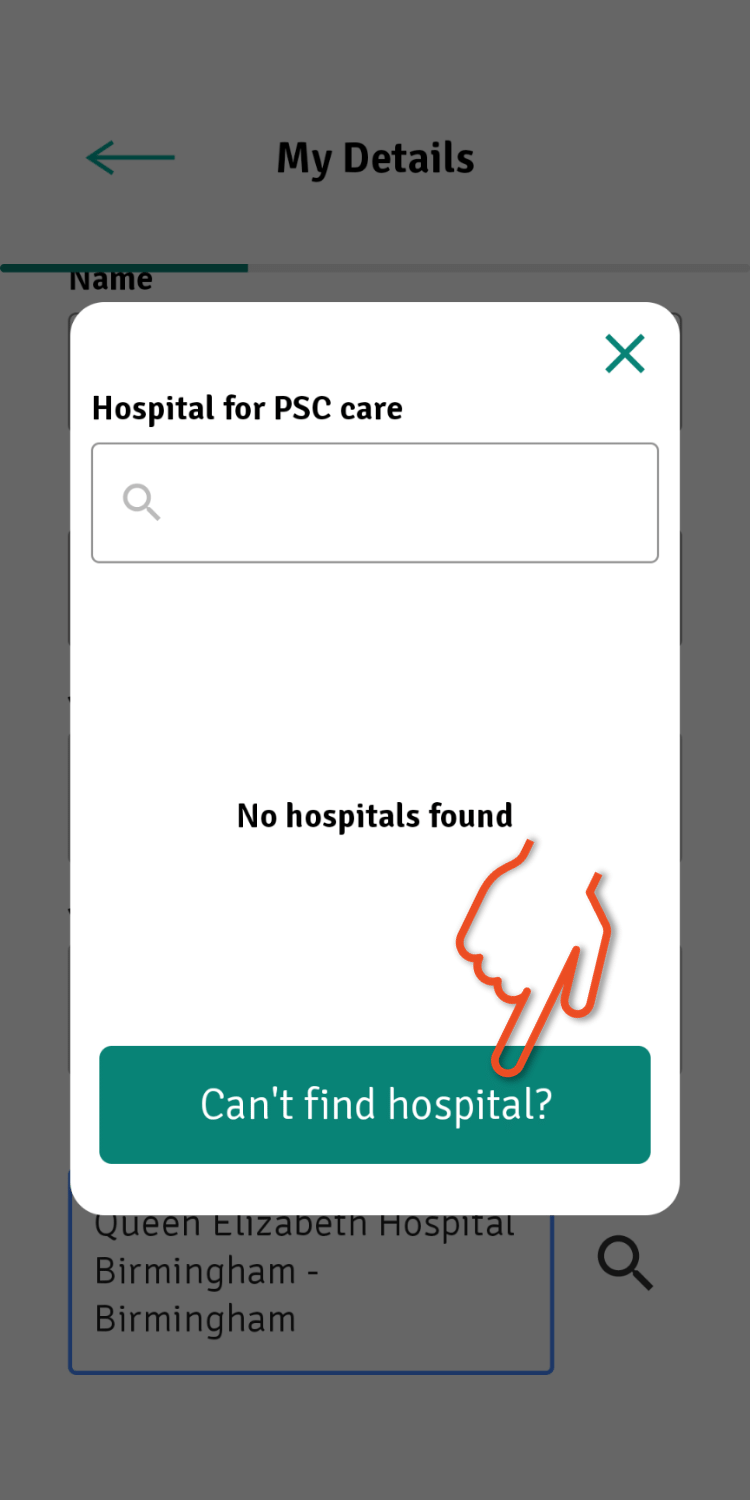 Android add a hospital