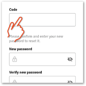 PSC Support App Password Reset 2