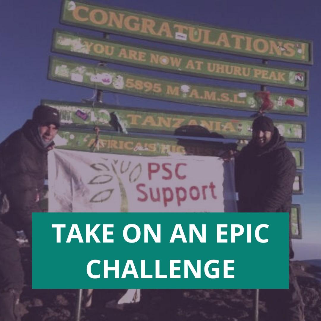 Take on an epic challenge for PSC Support
